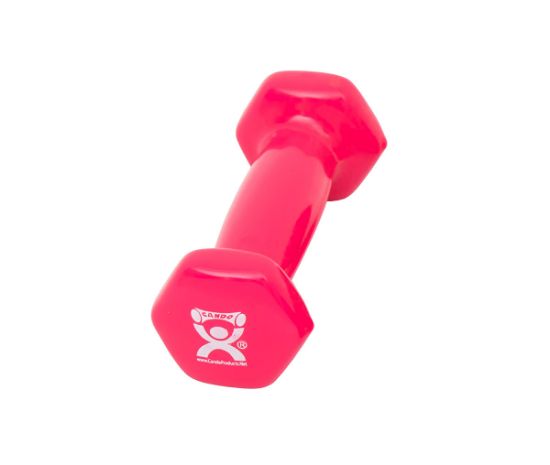 Picture of Color-coded vinyl-coated iron dumbbell