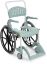 Picture of Etac Clean 24" rear wheels, self propelled, 21.75" , lagoon green