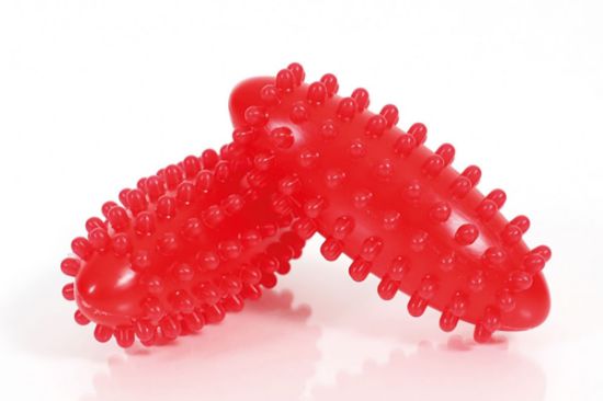 Picture of Togu Bantoo elliptical roll (set of 2), 4.3" x 2.0", red