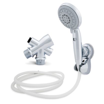 Picture of norco Handheld Shower with Diverter valve and suction mount, white