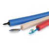 Picture of Colored Foam Tubing, Tan, red and blue, 2 of each color