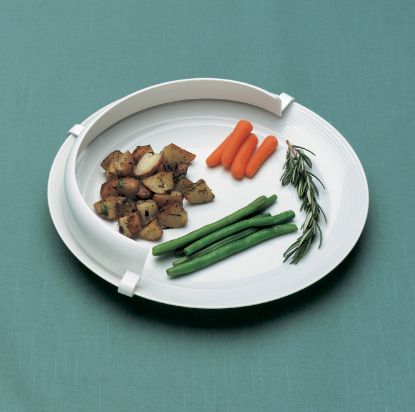 Picture of SureFit Plastic Food Guard, blue 1.25"