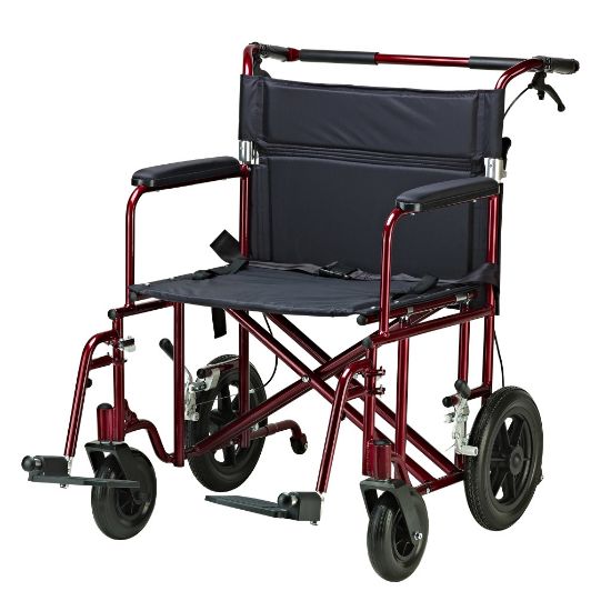 Picture of Drive 22" Bariatric Transport chair, red