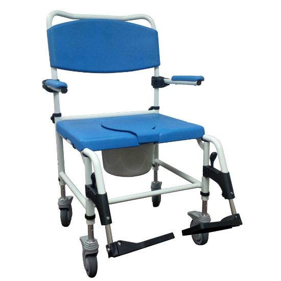 Picture of Drive Bariatric Aluminum Rehab Shower Commode Chair