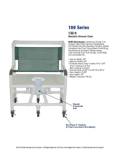 Picture of MJM Bariatric Shower chair, 700#