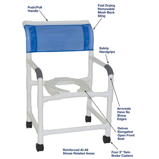 Picture of MJM Mid-size shower chair