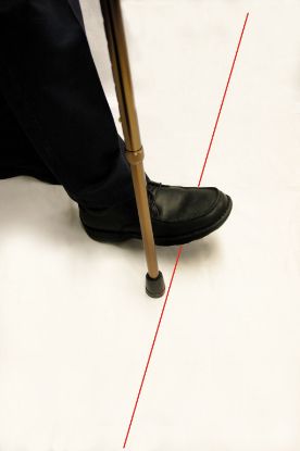 Picture of Laser cue cane attachement, red laser