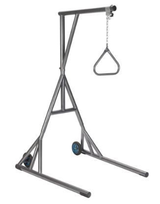 Picture of Drive Bariatric Free standing trapeze, silver vein