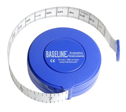 Picture of Baseline woven measurement tape with push-button retractor, 72"