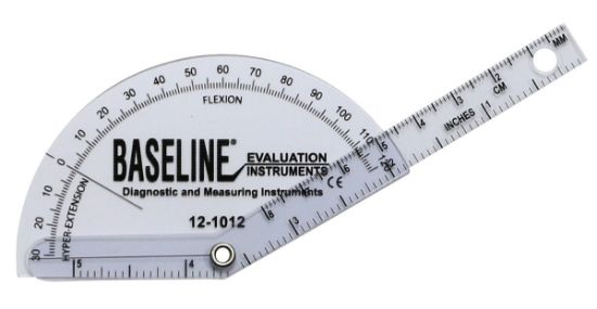 Picture of Baseline flexion/hyper-extension plastic finger goniometer