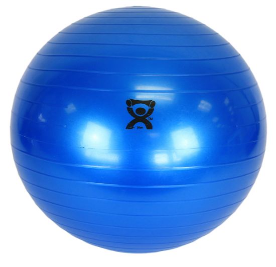 Picture of CanDo inflatable ball, blue, 30 cm (12in)