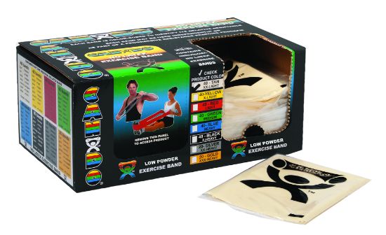 Picture of CanDo exercise band, 48" strip, 40 each