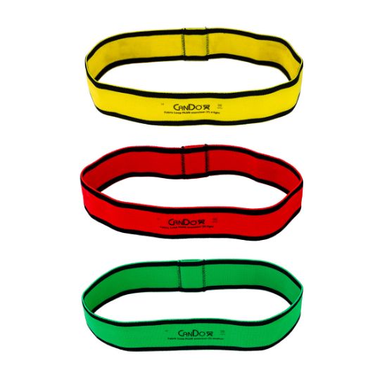 Picture of CanDo Fabric Loop Plus, 12" Long Single Loop Set of 3