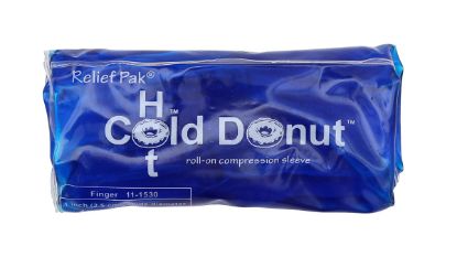 Picture of Relief Pak Donut cold/hot compression sleeve, finger