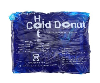 Picture of Relief Pak Donut cold/hot compression sleeve, medium