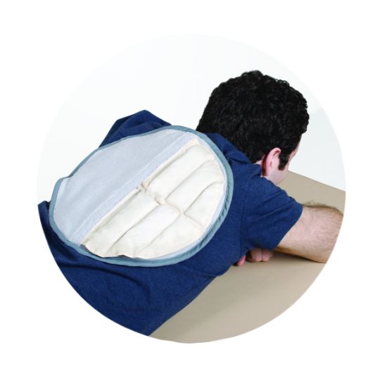 Picture of Relief Pak moist heat set, velour foam, circular