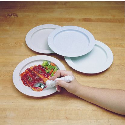 Picture of Inner lip plate, plastic, sandstone, 9"