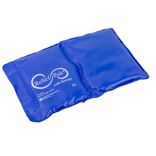 Picture of Relief Pak blue-vinyl reusable cold pack, halfsize (7 x 11")