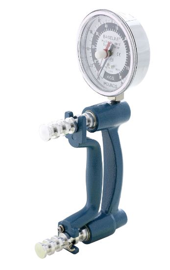 Picture of Baseline HiRes, large head, hydraulic hand dynamometer, 200 lb.