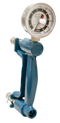 Picture of Baseline 200 lb. STD hydraulic hand dynamometer, exercise/feedback model