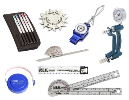 Picture of Baseline 8-piece hand evaluation set with sensory evaluators (Touch-Test)