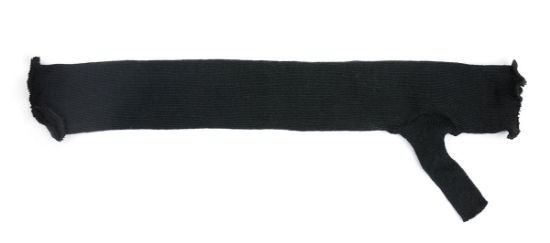 Picture of CanDo Cotton Stockinette Liners with Thumbs Black Pack of 10