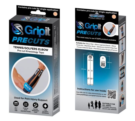 Picture of Strapit PRECUT, Golfers/ Tennis Elbow, Tan