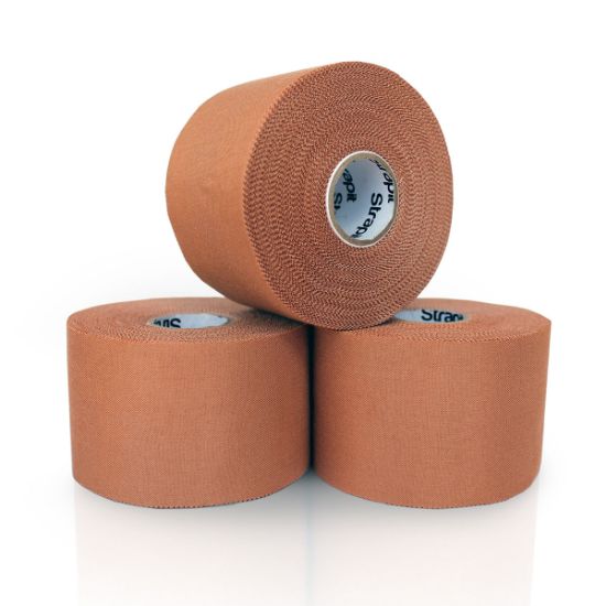 Picture of Strapit Bulk Premium Economy Sports Strapping Tape, 1.5 in x 15 yds, Box of 32