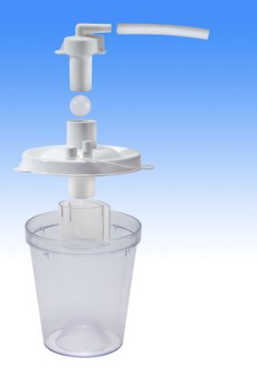 Picture of Drive Vacu-Aide disposable container with internal filter