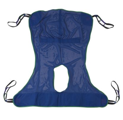Picture of Drive Sling, Full Body with commode opening, 600# cap, mesh