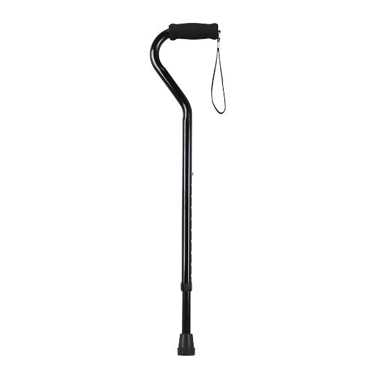 Picture of Drive off-set handle aluminum cane, black