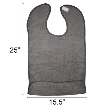 Picture of Reusable Terry cloth bibs, sandard, pack of 10