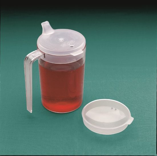Picture of Clear cup with 2 lids