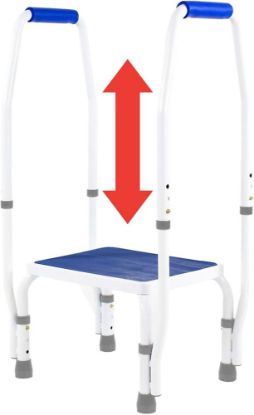 Picture of AdjustaStep DoubleSafe Step Stool, Adjustable Height, two Handrails - 300lb Weight Capacity