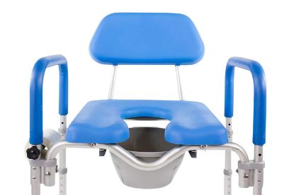 Picture of Dignity Ultra-Premium Padded BARIATRIC Extra Large Commode/Shower Chair. 600lb Capacity